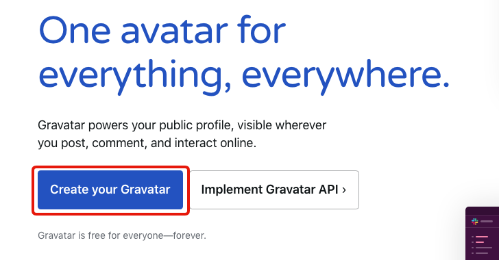Create your Gravatar