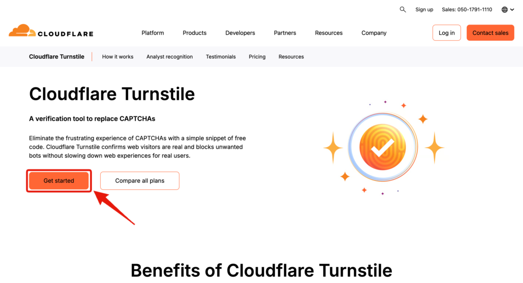 Cloudflare Turnstile